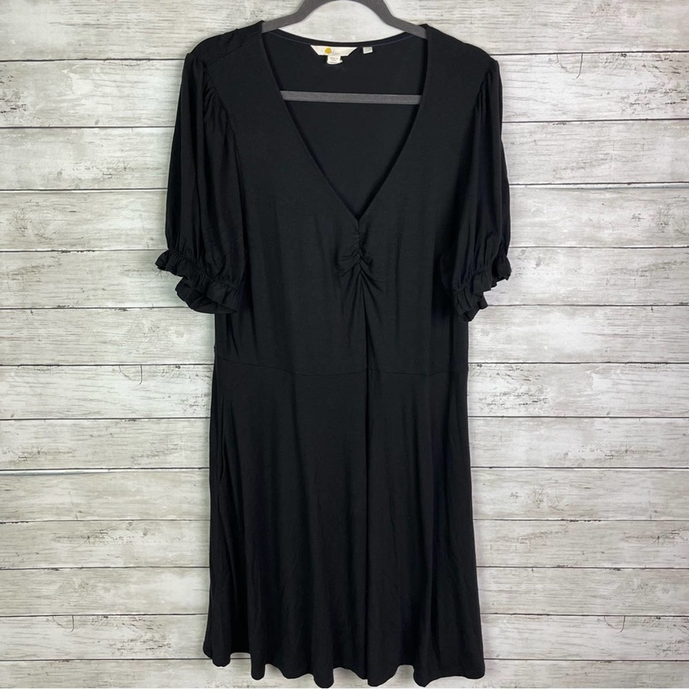 Boden V Neck Jersey Knit Dress